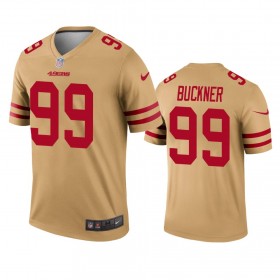 Tröjor San Francisco 49ers Deforest Buckner 99 Gold Inverted Legend - Män